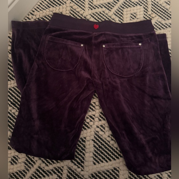 Twisted Heart Purple Track Set with Rhinestone Heart - Picture 3 of 6